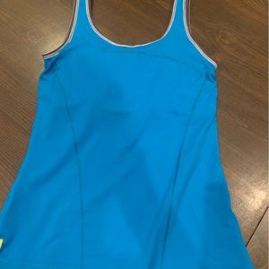 Lole Blue Activewear Tank, Size Small